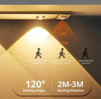Lampe LED à détecteur de mouvement avec 4 ampoules rechargeable USB