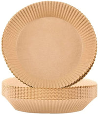 100 x Papiers de Cuisson Ronds pour Friteuse à Air de 16 cm