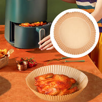100 x Papiers de Cuisson Ronds pour Friteuse à Air de 16 cm